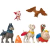 Image de Fisher-Price Krypto Super Chien, Coffret 6 Figurines Dont Les Chiens de Batman et Superman, Ace et Krypto, Plus Accessoire de Jeu, Jouet Enfant, Dès 3 Ans, HGL00