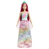 Image de Barbie Poupée Royal Dreamtopia Cheveux Roses avec Corsage Scintillant, Jupe À Fleurs Mulitcolores Et Accessoire pour Cheveux, Jouet Enfant, A Partir De 3 Ans, HGR15