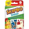 Image de Skip-Bo Junior - Jeu de cartes - Mattel Games - 2 niveaux de jeu 112 cartes - Dès 5 ans