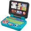 Image de Fisher-Price Mon Premier Ordinateur Portable Rires & Éveil, Jouet électronique, Contenu éducatif Éveil Progressif, pour bébé dès 6 Mois, Version: Italien, HHH03