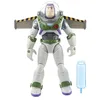 Image de Mattel Pixar Buzz l’Éclair Figurine Articulée Buzz L’Éclair et son Jet Pack (30 cm), Figurine Parlante (version française), avec traînée de vapeur, Jouet Enfant, Dès 4 ans, HJJ37