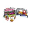 Image de Fisher-Price Caravane d’Apprentissage Lumineuse Little People   Version multilingue, 1 véhicule 2 en 1 avec lumières et chansons, Jouet d'Éveil, Dès 1 an, HJN40