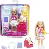 Image de Barbie Poupée Chelsea avec accessoires de voyage