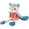 Image de Fisher-Price Jouet Uncialéopard Des Neiges Peluche, Doux, 95% De Plastiques Recyclés Post-Consommation, Emballage Certifié Fsc®, Anneau Dentition Sans Bpa, Jouet Enfant, Dès 3 Mois, HKD64