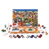 Image de Hot Wheels Calendrier De L’Avent avec 8 Voitures Et 16 Accessoires sur Le Thème De L’Hiver Plus Tapis De Jeu, Jouet Enfant, Dès 3 Ans, HKL74