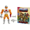 Image de Les Maîtres De L’Univers Origins Figurine Articulée Roboto Avec Accessoire Et Mini-Bande Dessinée, À Collectionner, Jouet Enfant, Dès 4 Ans, HKM69