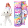 Image de Barbie Cutie Reveal, Costume d'agneau, 1 Poupée Posable avec Cheveux Blonds Et Roses, Change de Couleur dans l'eau, 10 Surprises, Jouet Animal De Compagnie, Jouet pour Enfant de 3 Ans et Plus, HKR03