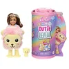 Image de Barbie Coffret Poupée Mannequin Chelsea Cutie Reveal Série T-Shirt Confort Incluant 6 Surprises avec Changement De Couleur, Costume Lion en Peluche, Jouet Enfant, A Partir De 3 Ans, HKR21