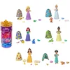 Image de Mattel Princesses Disney Poupée Mystère Royauté Color Reveal, 6 surprises à découvrir dont personnage ami et 4 accessoires, à collectionner, Jouet Enfant, Dès 3 ans, HMB69