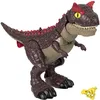 Image de Fisher-Price Imaginext Jurassic World Figurine Dinosaure Carnotaurus Attaque De Piques 28 Cm avec Bébé Vélociraptor, 2 Éléments De Jeu, Jouet Enfant, A Partir De 3 Ans, HML42