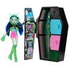 Image de Monster High Coffret Monstrueux Secrets Série Frayeurs Néon avec Poupée Articulée Ghoulia Yelps, Casier, Plus De 19 Surprises, Plus De 125 Looks À Créer, Jouet Enfant, Dès 3 Ans, HNF81