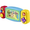 Image de Fisher-Price Rires et Éveil Ma Tourni-Console d’Apprentissages, Version française, Jouet interactif, Console de Jeu Portable factice, Jouet Lumineux et Musical, Jouet Éveil, Dès 9 Mois, HNL50