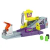 Image de Fisher-Price Coffret de Jeu QG de Lancement Légion du Zoom Batwheels DC avec Rampe, Lanceur et Farceur, Le Fourgon du Joker, à partir de 3 Ans, HNP07