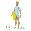 Image de Barbie®-Ken® Plage-Poupée blonde short de bain et accessoires de plage HPL74