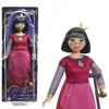 Image de Mattel Disney Wish, Asha et la bonne étoile - Poupée Dahlia Du Royaume De Rosas Avec Sa Tenue Embléatique Amovible, 7 Points D'Articulation, Accessoires Inclus,Jouet Enfant, A Partir De 3 Ans, HPX24