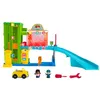 Image de Fisher-Price Little People HRC60 Kit de Jeu pour Petits Enfants - Garage éclairé éducatif avec Rampe de Voiture et Contenu Smart Stages - Version multilingue
