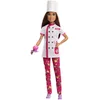 Image de Barbie Poupée Métier Patineuse Artistique avec Tenue Rose Amovible, Cheveux Bruns en Chignon, Patins À Glace Et Trophée Argenté Inclus, Jouet Enfant, A Partir De 3 Ans, HRG37