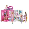 Image de Barbie-Maison de vacances-Coffret et poupée 4 zones et 11 accessoires HRJ77