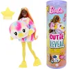 Image de Barbie Barbie Cutie Reveal Poupée et accessoires avec costume manchot tie-dye en peluche et 10 surprises, dont le changement de couleur, série Rêve Coloré, HRK40