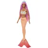 Image de Barbie - Poupées Sirènes avec cheveux et nageoires colorés et serre-tête HRR05