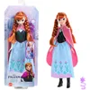 Image de Mattel Disney La Reine Des Neiges Poupée Articulée Anna Au Look Emblématique, Jupe Magique Avec Changement Couleur, Cape Amovible Et Bottes, À Collectionner, Jouet Enfant, A Partir De 3 Ans, HTG24