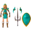Image de Masters of the Universe Origins Tila Tortues du Château des Ombres Figurine articulée, jouet avec armure inspiration tortue, association des Maîtres de l'Univers et des Tortues Ninja, HTH15