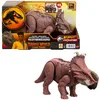 Image de Mattel Jurassic World: La théorie du chaos Netflix - Pachyrhinosaurus Rugissement Féroce Figurine de dinosaure avec son et coup de tête en continu, jouet articulé et jeu numérique, HTK72