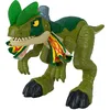 Image de Fisher-Price Jouet dinosaure Imaginext Jurassic World Dilophosaurus, figurine de plus de 40 cm avec effets lumineux et sonores, pour les enfants à partir de 3 ans, HVY16