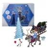 Image de Calendrier de l’Avent La Reine des Neiges 24 surprises avec poupées et accesssoires Disney Frozen Mattel HWX20