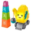 Image de Fisher-Price Jeu Construction La Calculo’Grue Avec Blocs, Boule Démolition, Effets Sonores Et Lumineux, 50 Sons Et Plus, Version: Anglais, UK; Italien; Portuguese; Espagnol, Castillan, HWY65