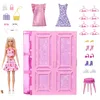 Image de Barbie Poupée Pop Reveal série Bubble Tea avec accessoires et animal parfum baies délicieuses, 8 surprises dont un changement de couleur, un gobelet avec rangement, HTJ20