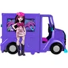 Image de Monster High Tour Bus Rock Sang-sationnel Coffret avec poupée Draculaura et Tour Bus Rock Qui se transforme en scène, et Plus de 13 Accessoires sur Le thème de la Nourriture et de la Musique, HXH83
