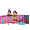 Image de Enchantimals La Maison de l’Amitié Coffret avec mobilier, 1 poupée et Son Animal de Compagnie, Maison de poupée avec 7 Zones de Jeu et 24 Accessoires, HXL53
