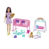 Image de Barbie-La Chambre des Jumeaux-Coffret Skipper bébés et accessoires HXM99