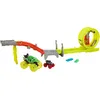 Image de Pista Hot Wheels Monster Trucks Race & Chase Challenge Comprend 2 Voitures.
