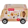 Image de Fisher-Price Coffret Camion de Glace avec trieur de formes en bois, jeu d’éveil avec 8 pièces en bois à partir de 18 mois, HXT86