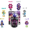 Image de Monster High Potions Assortiment de mini-poupées et accessoires, figurines surprise de 7,5 cm dans un flacon d’exposition avec fonction Water Reveal et talismans (les personnages peuvent varier),HYB10