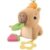 Image de Fisher-Price-Mon Capybara Câlins-Peluche Anneau De Dentition Et Hochet - Dès 3 mois- HYR54
