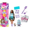 Image de Barbie Cadeau Surprise Coffret poupée et Accessoires Stars de la Fête de la Collection Fête d’Anniversaire avec 10 Surprises, Dont des éléments Qui changent de Couleur, JFG72