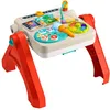 Image de Fisher-Price Laugh & Learn JGW89 Table d'activités 4 en 1 et chevalet artistique avec musique éducative pour garçons et filles à partir de 6 mois