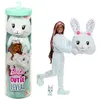 Image de Barbie Poupée Barbie Cutie Reveal série Bisounours Lapin avec 10 surprises, dont le changement de couleur et un mini-animal, JJP65