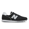Image de New Balance pour homme. ML373V2 Baskets en cuir 373v2 noir (41.5), Plat, Lacets, Casuel
