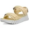 Image de ECCO Sandales Gruuv Sol pour femme, Paille nubuck, 6/6.5 UK