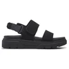 Image de Timberland pour femme. TB0A61N4EK41 Sandales en cuir Greyfield avec bride arrière noir (36 W), Plat, Velcro, Casuel