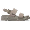Image de Timberland pour femme. TB0A61MGEO31 Sandales à bride arrière en cuir taupe Greyfield (38 W), Plat, Velcro, Casuel