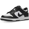 Image de Nike Dunk Low (GS), Baskets Enfants et Garçons, White Black White, 38 EU