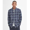 Image de Barbour pour homme. MSH4995 Chemise à manches longues Crossfell bleu (XL), Casuel, Coton, Manche longue
