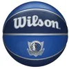 Image de WILSON Ballon de Basket, NBA Team Tribute, Dallas Mavericks, Extérieur, Caoutchouc, Taille : 7