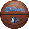 Image de Wilson Ballon de Basket TEAM ALLIANCE, DALLAS MAVERICKS, intérieur/extérieur, cuir mixte taille : 7