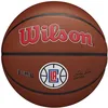 Image de Wilson Ballon de Basket TEAM ALLIANCE, LOS ANGELES CLIPPERS, intérieur/extérieur, cuir mixte taille : 7